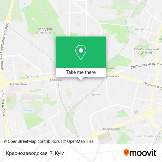 Карта Краснозаводская, 7