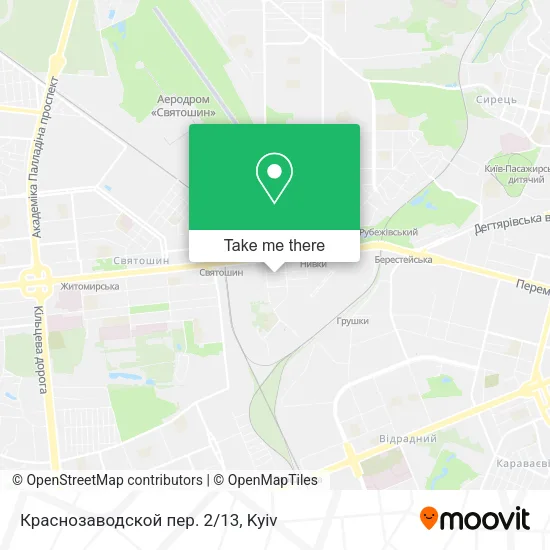 Карта Краснозаводской пер. 2/13