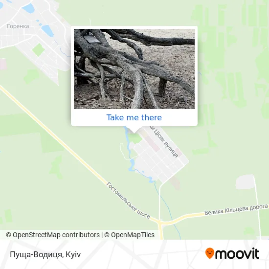 Пуща-Водиця map