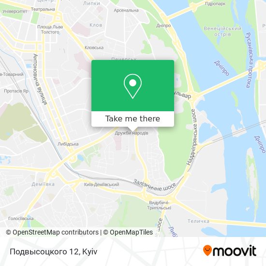 Подвысоцкого 12 map