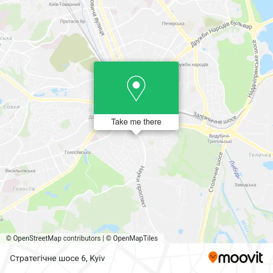 Стратегічне шосе 6 map
