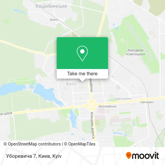 Карта Уборевича 7, Киев