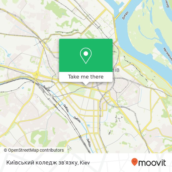 Київський коледж зв'язку map