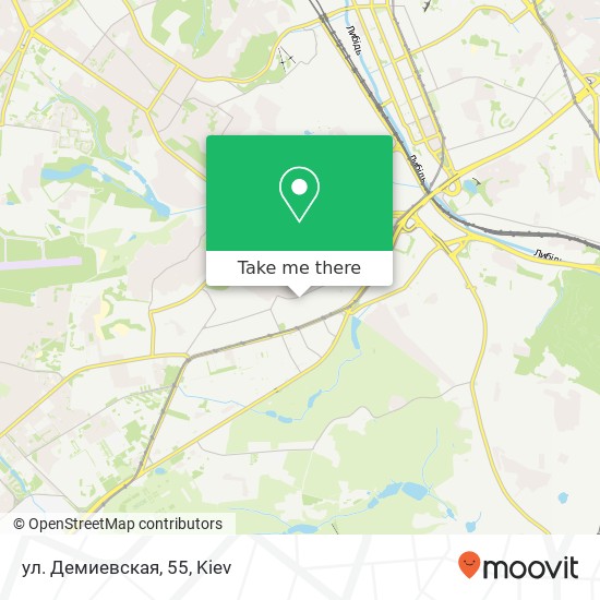 Карта ул. Демиевская, 55