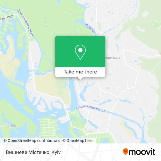 Вишневе Мiстечко map