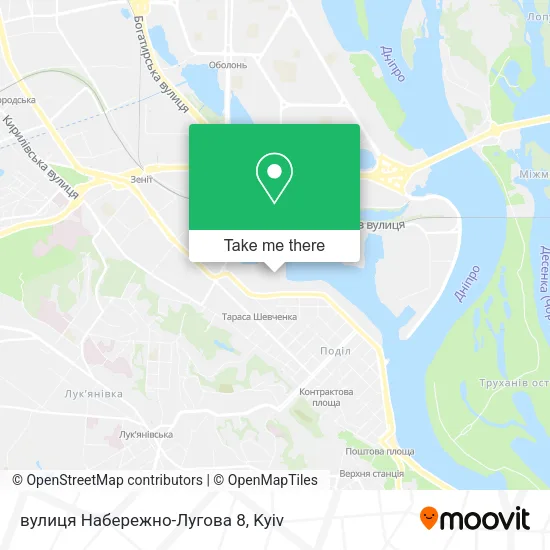 Карта вулиця Набережно-Лугова 8