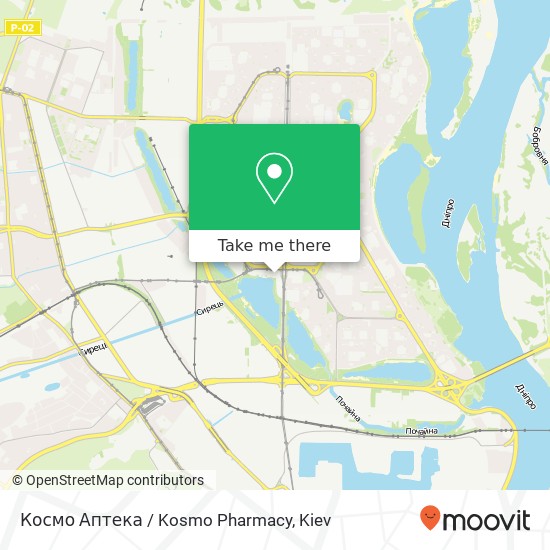 Космо Аптека / Kosmo Pharmacy map