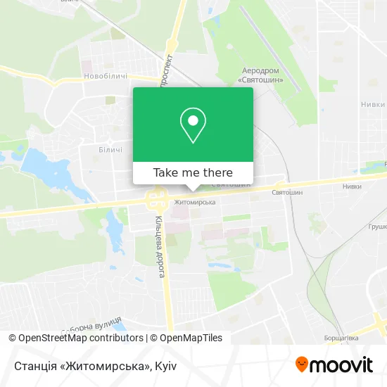 Станція «Житомирська» map