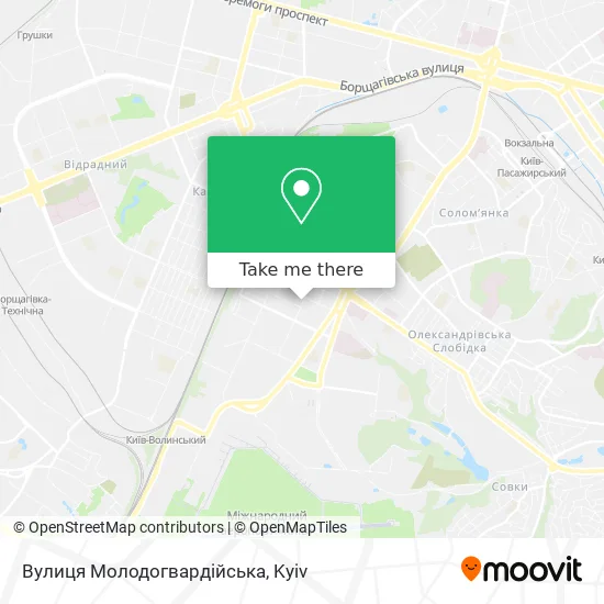 Вулиця Молодогвардійська map