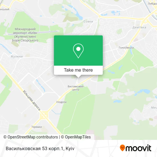 Карта Васильковская 53 корп.1
