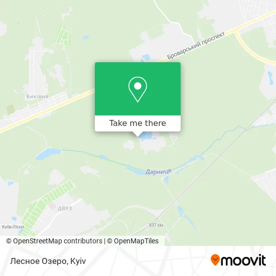 Лесное Озеро map
