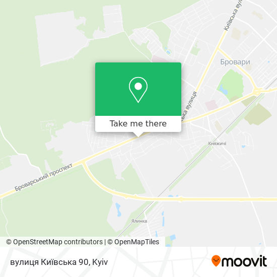 вулиця Київська 90 map