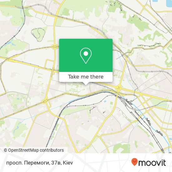 Карта просп. Перемоги, 37в