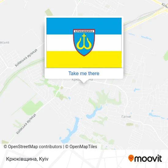 Карта Крюківщина