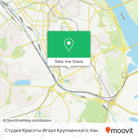 Студия Красоты Игоря Крупчинского map