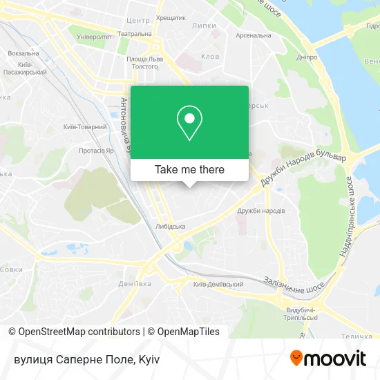 вулиця Саперне Поле map
