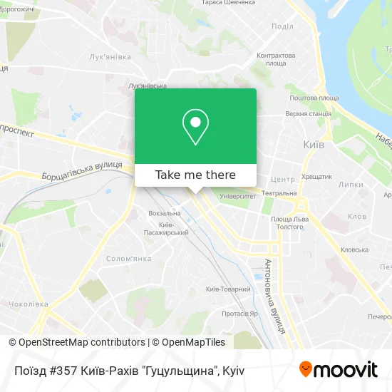 Поїзд #357 Київ-Рахів "Гуцульщина" map