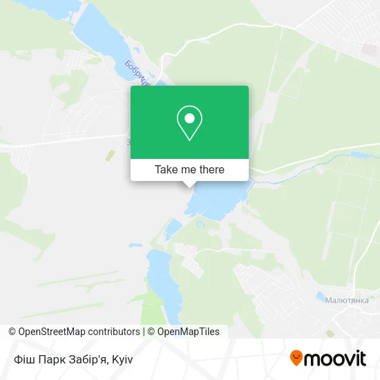 Карта Фіш Парк Забір'я