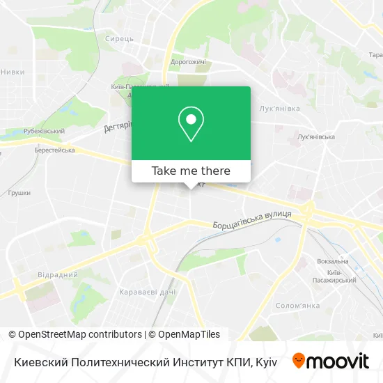 Киевский Политехнический Институт КПИ map