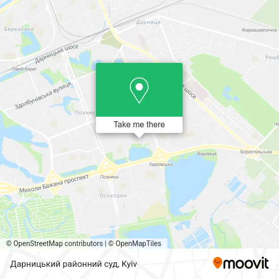 Карта Дарницький районний суд