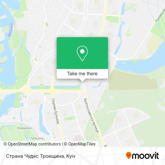 Карта Страна Чудес Троещина