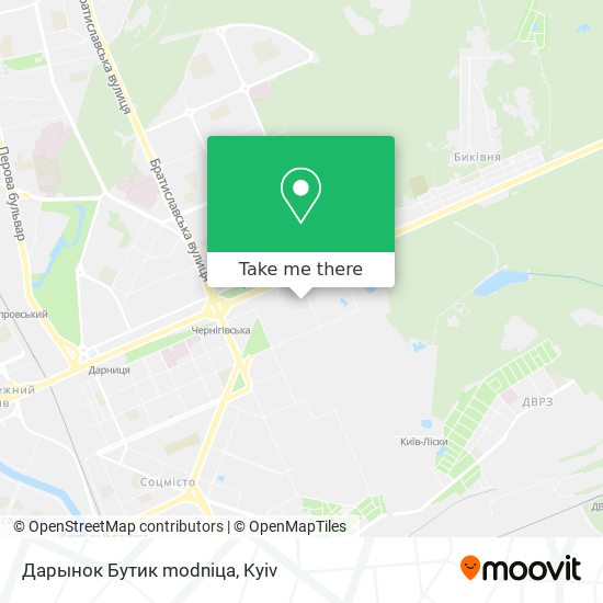 Дарынок Бутик modniца map