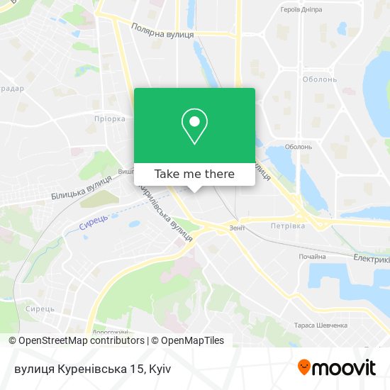 вулиця Куренівська 15 map
