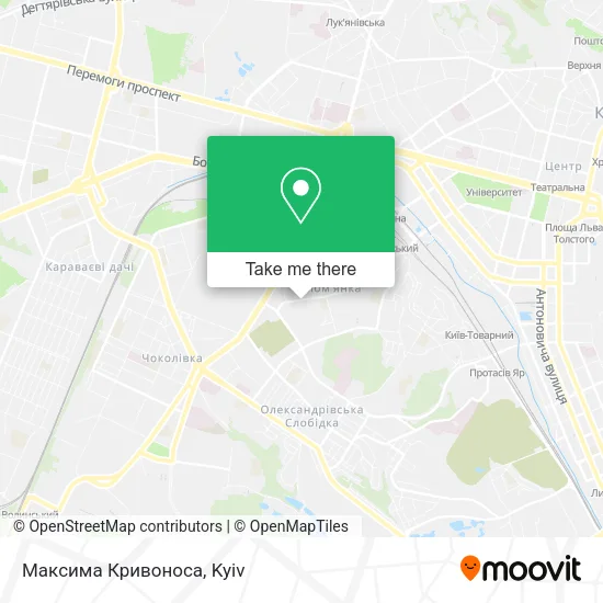 Карта Максима Кривоноса