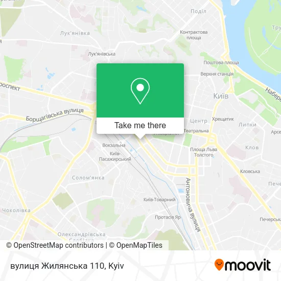вулиця Жилянська 110 map