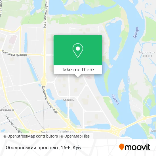 Оболонський проспект, 16-Е map