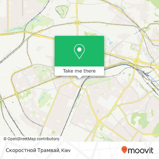 Скоростной Трамвай map