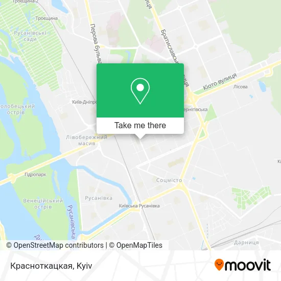 Карта Красноткацкая