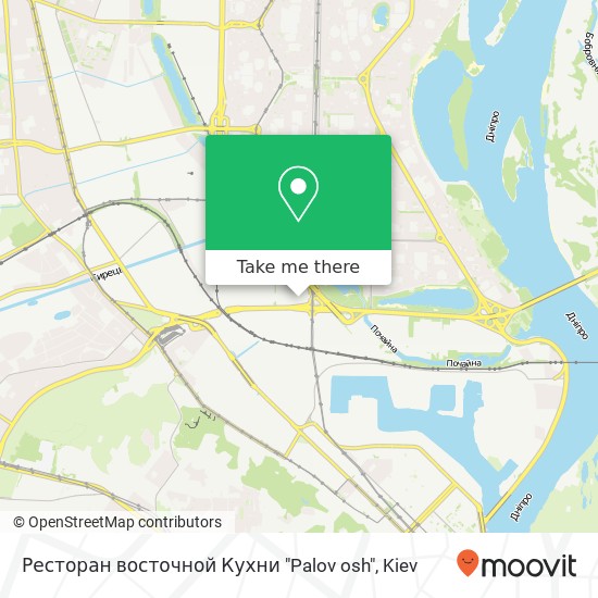 Ресторан восточной Кухни "Palov osh" map