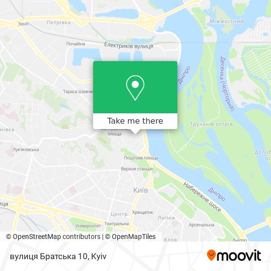 вулиця Братська 10 map