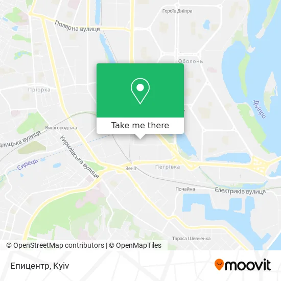 Епицентр map