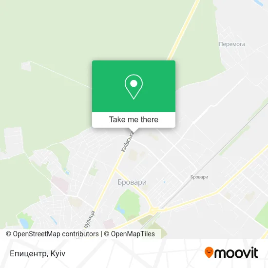 Карта Епицентр