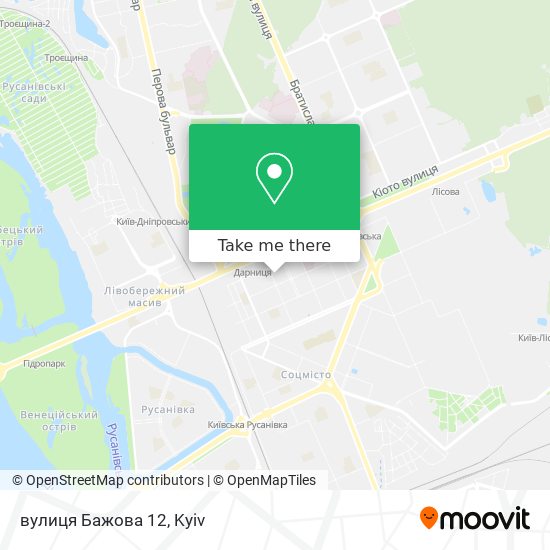 вулиця Бажова 12 map