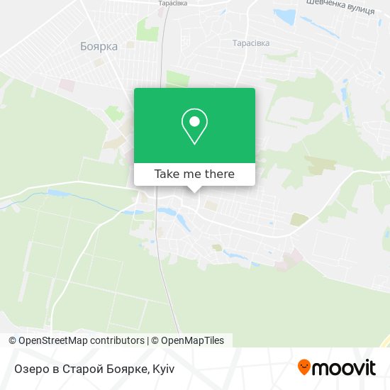 Озеро в Старой Боярке map
