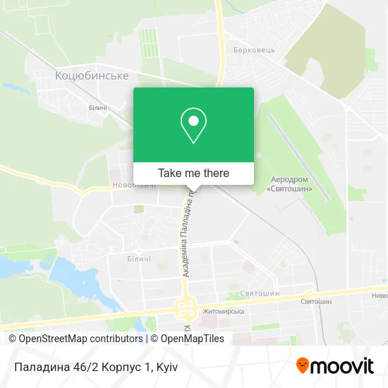 Карта Паладина 46/2 Корпус 1