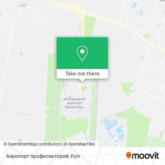 Карта Аэропорт профилакторий