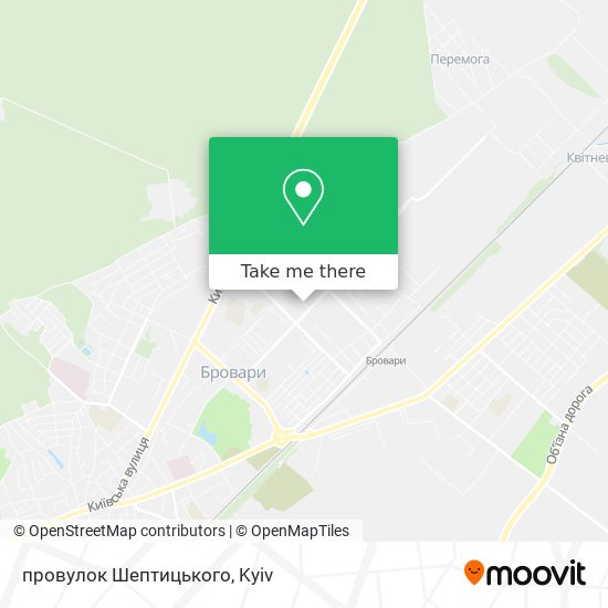 провулок Шептицького map
