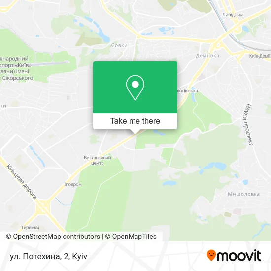 Карта ул. Потехина, 2