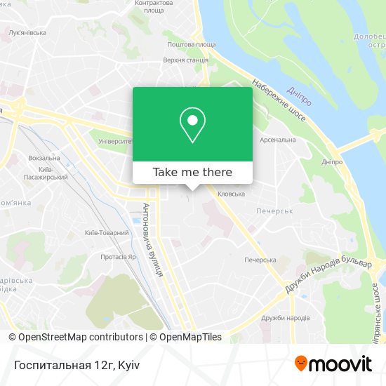 Госпитальная 12г map