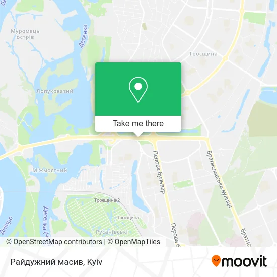 Карта Райдужний масив
