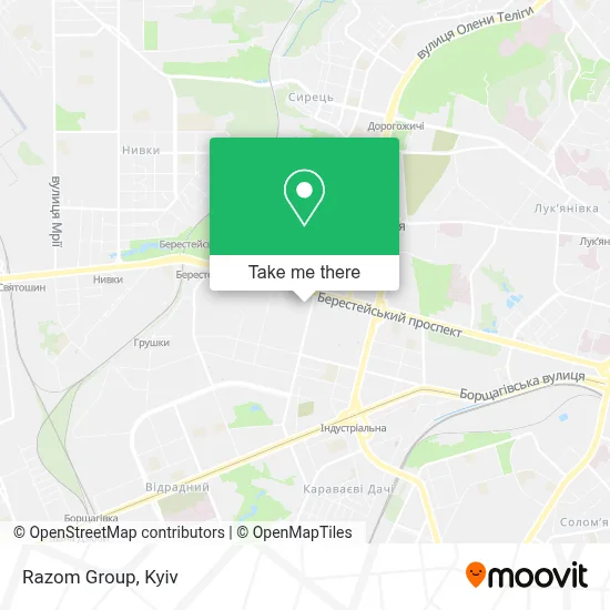 Razom Group map