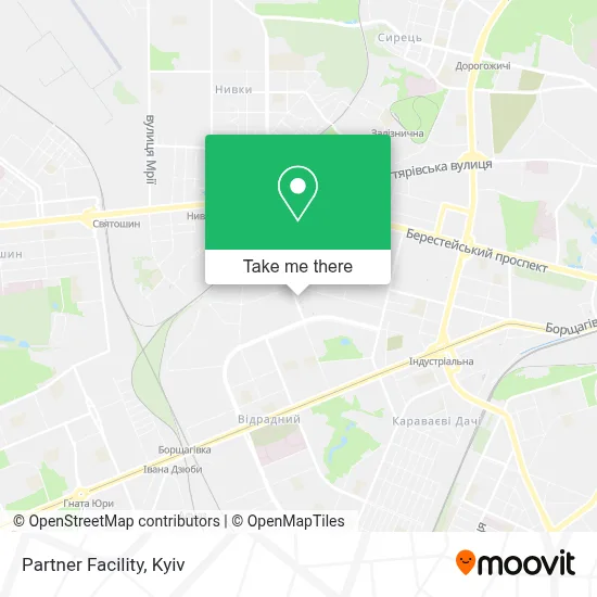 Partner Facility map