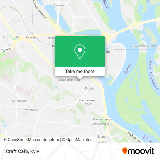 Craft Cafe map