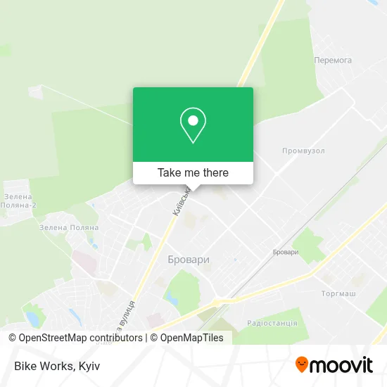 Bike Works map