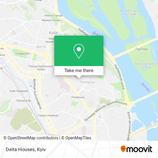 Delta Houses map