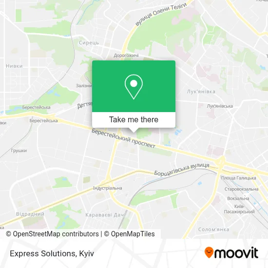 Express Solutions map